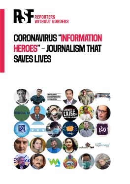 Coronavirus “Information Heroes” – Journalism That