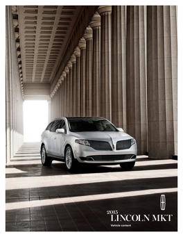 2015 Lincoln MKT Brochure
