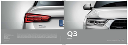 Audi Q3 Brochure 2015