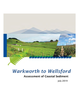 Warkworth to Wellsford Assessment of Coastal Sediment July 2019
