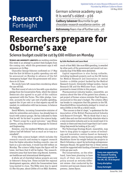 Research Fortnightly Article May 2010