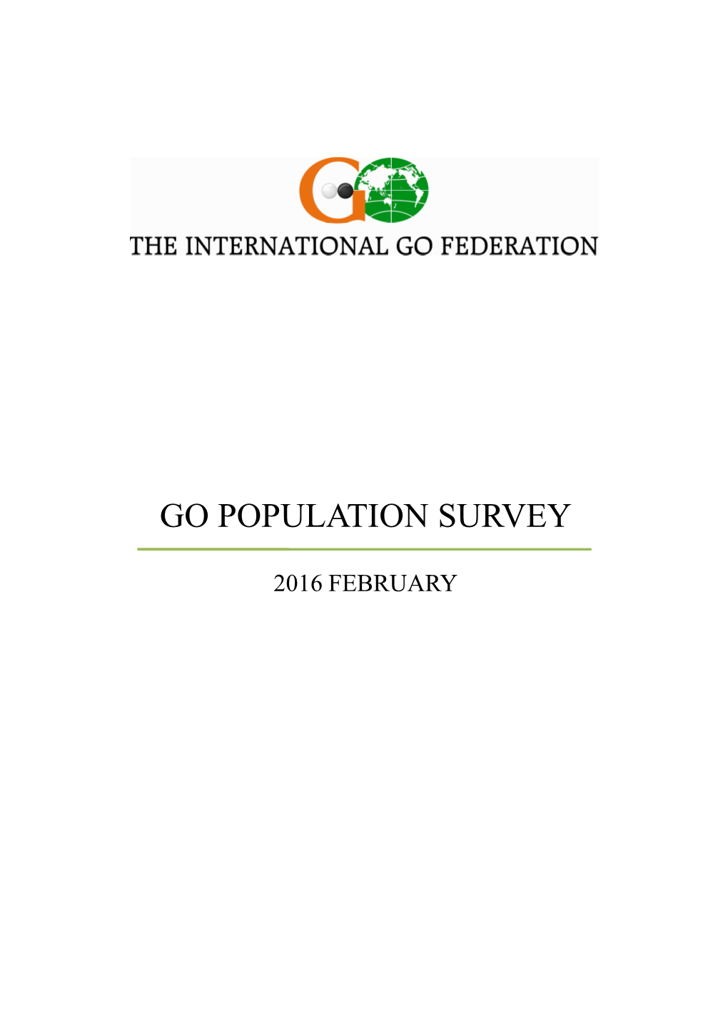 Go Population Survey