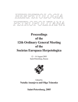 Herpetologia Petropolitana