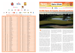 Sevilla-Open De España, Binomio Perfecto El Real Club De Golf De Sevilla Vibra Ya Con La Celebración Del Torneo