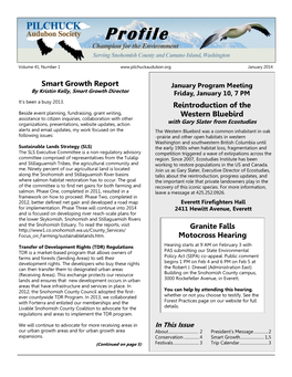 Pilchuck Audubon January Profile