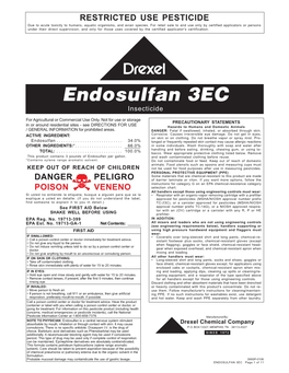 Endosulfan 3EC Insecticide