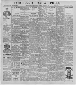 Portland Daily Press: August 12, 1896