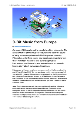 8-Bit Music from Europe | Norient.Com 23 Sep 2021 19:45:42