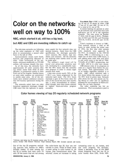 Color on the Networks