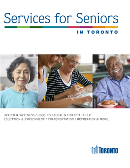Services for Seniors in TORONTO
