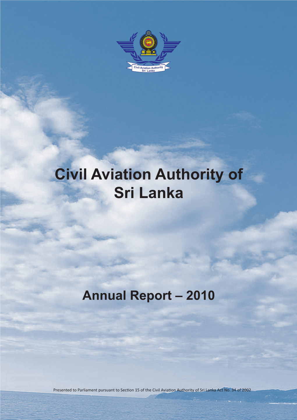 Civil Aviation Authority of Sri Lanka Annual Report – 2010