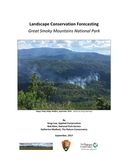 Landscape Conservation Forecasting Great Smoky Mountains National Park