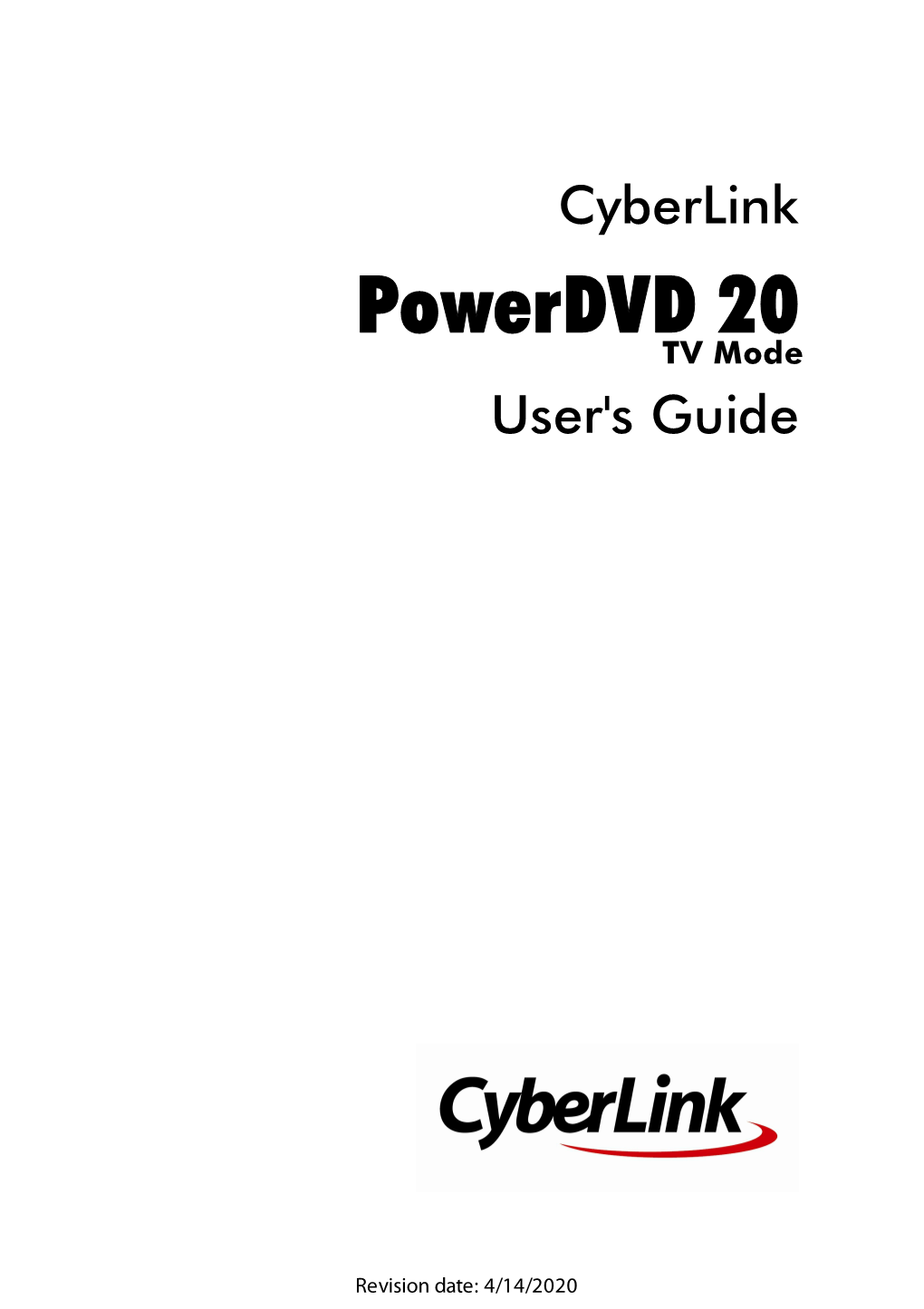 Powerdvd 20 TV Mode User's Guide
