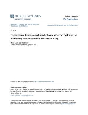Transnational Feminism and Gender-Based Violence: Exploring the Relationship Between Feminist Theory and V-Day