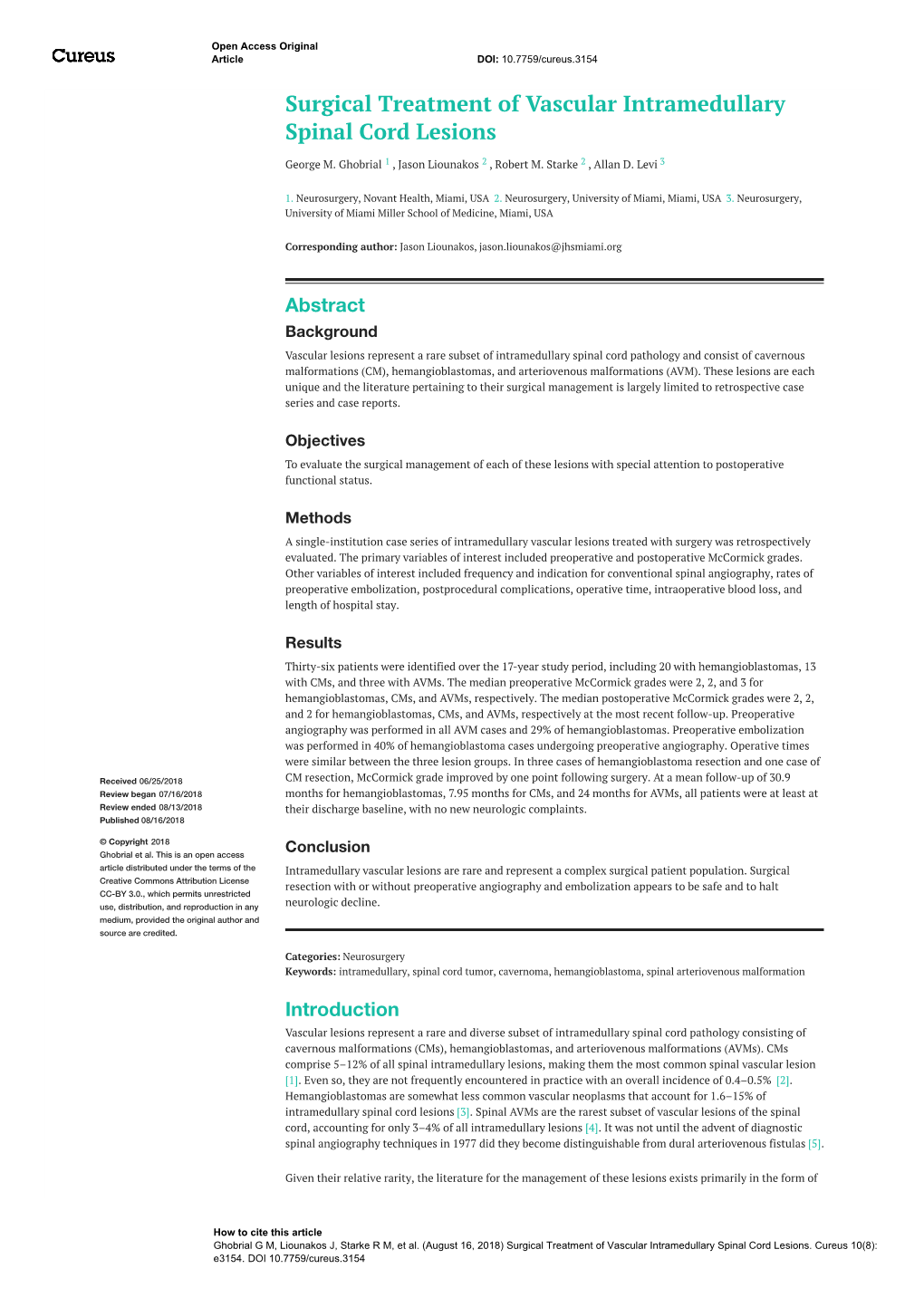 Pdf Imaging Of Intramedullary Spinal Cord Lesions On Mri