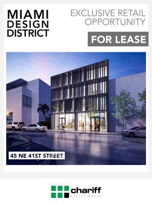 Design District for Lease