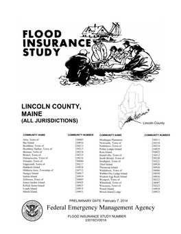 Notice to Flood Insurance Study Users