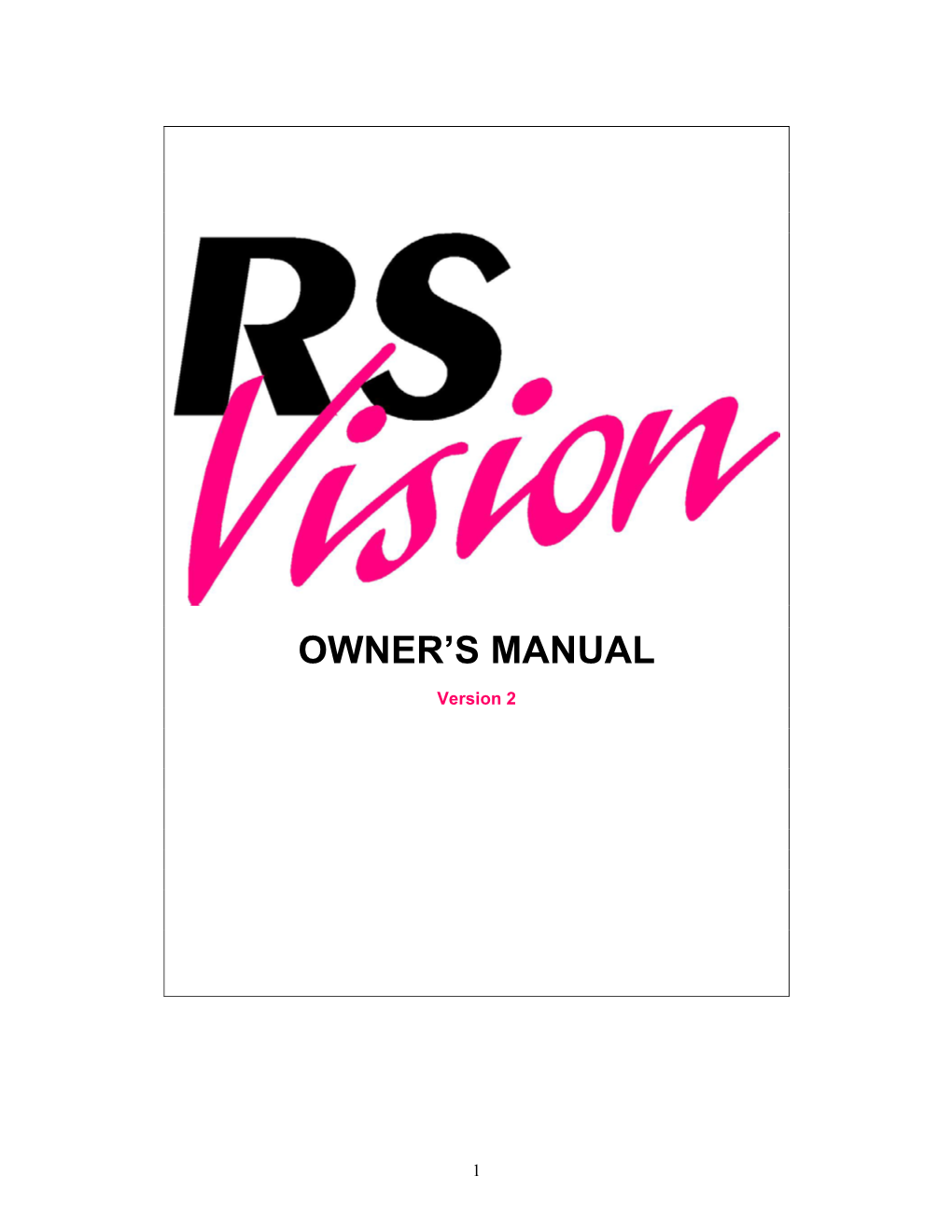 RS Vision Manual.Pdf