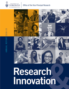 UTSC Research & Innovation Annual Report 2018