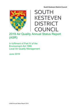 South Kesteven District Council 2019