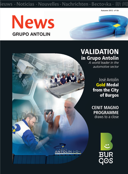 Validation in Grupo Antolin a World Leader in the Automotive Sector