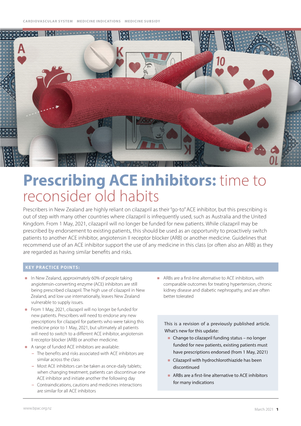 Prescribing ACE Inhibitors