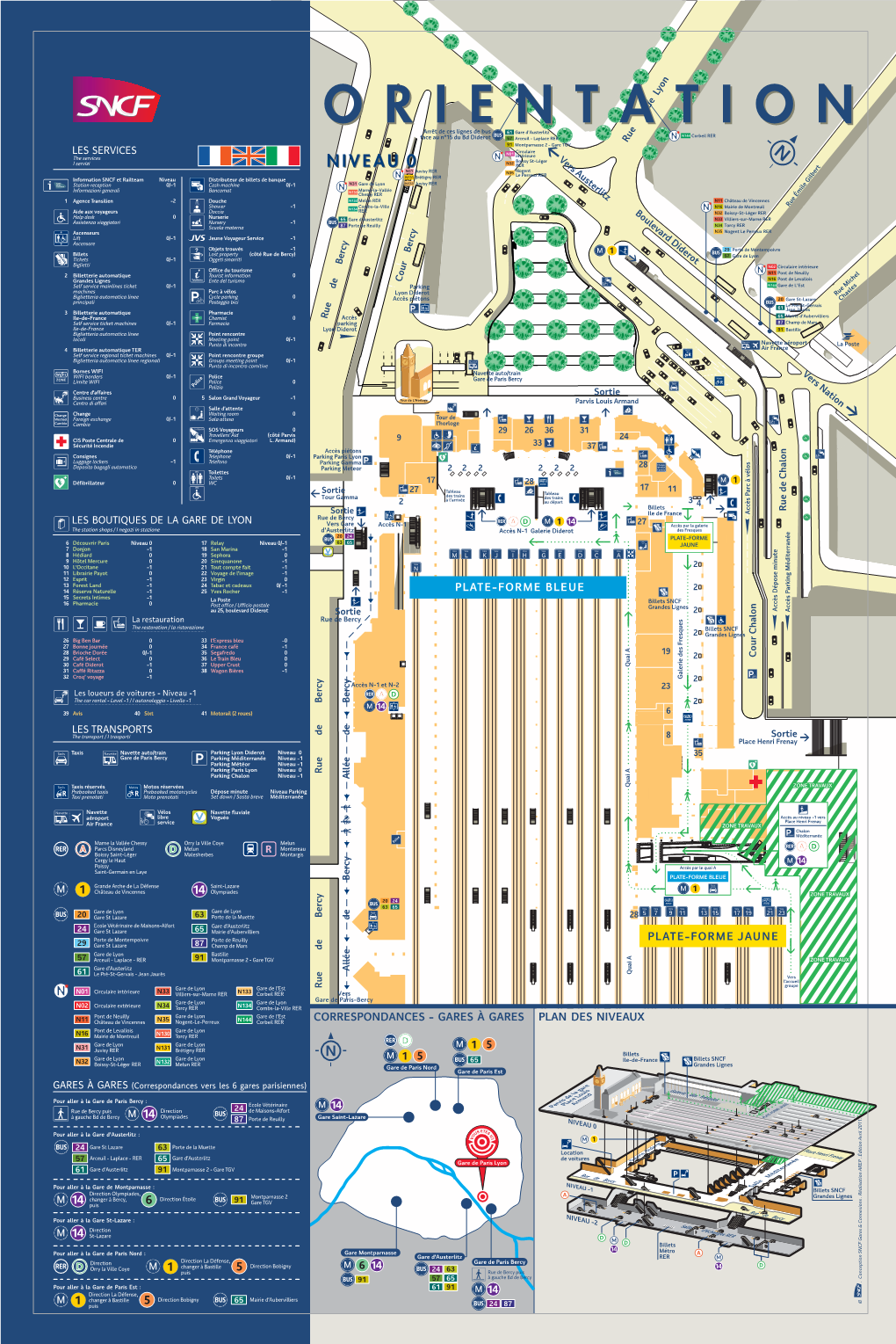 Plan De La Gare De Lyon