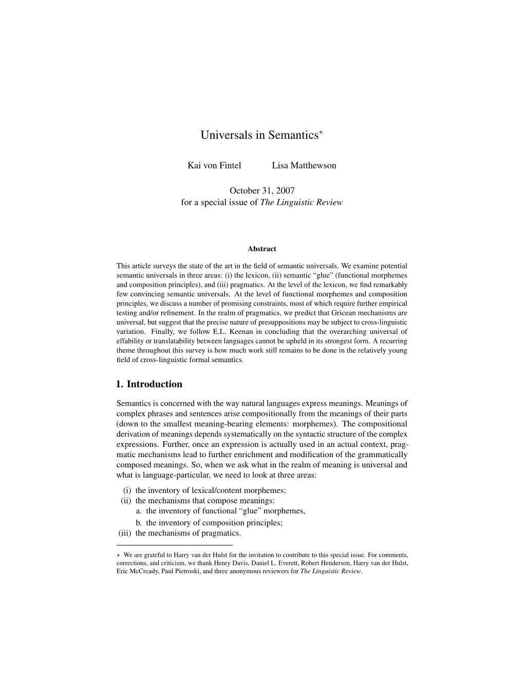 Fintel-Matthewson-Universals.Pdf