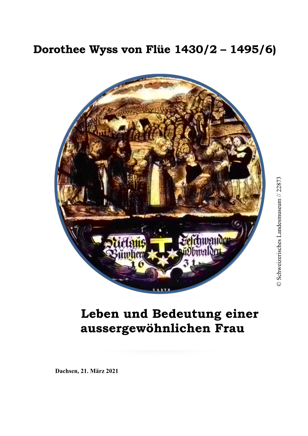 Leben Und Bedeutung Einer Aussergewöhnlichen Frau