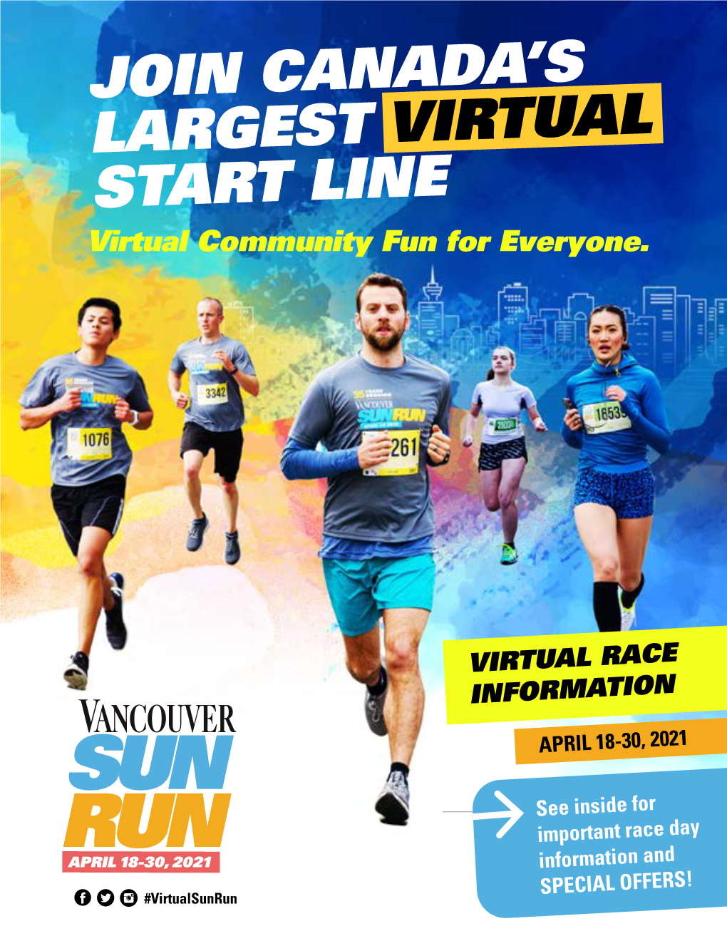 Join Canada's Largest Virtual Start Line