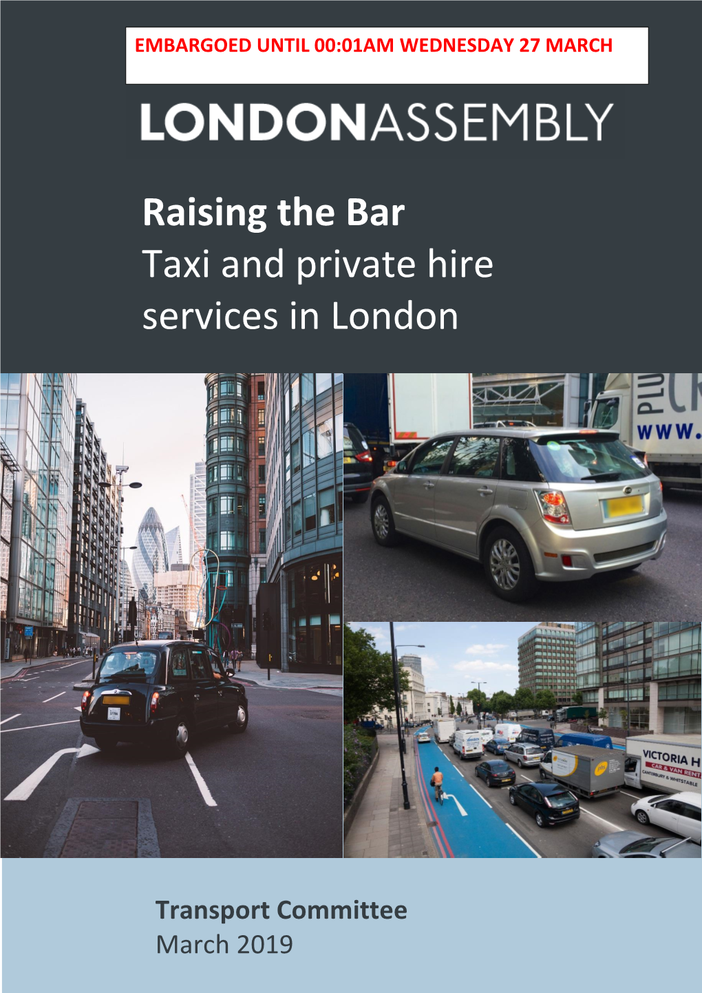 Raising the Bar Taxi and Private Hire Services in London