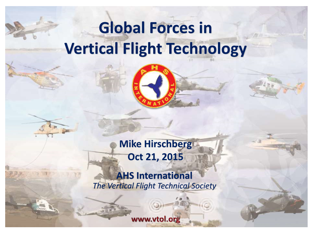 AHS -- Future of Vertical Flight