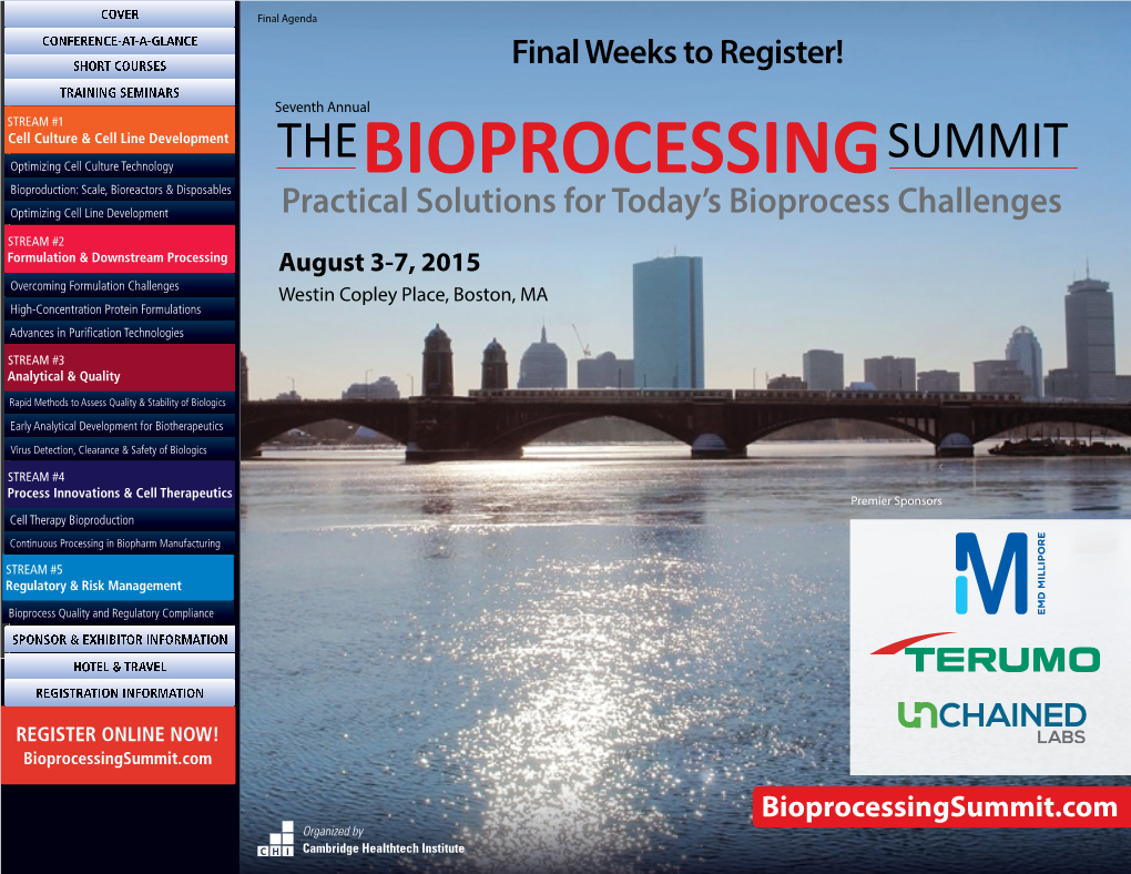 2015-The-Bioprocessing-Summit-Brochure(2).Pdf
