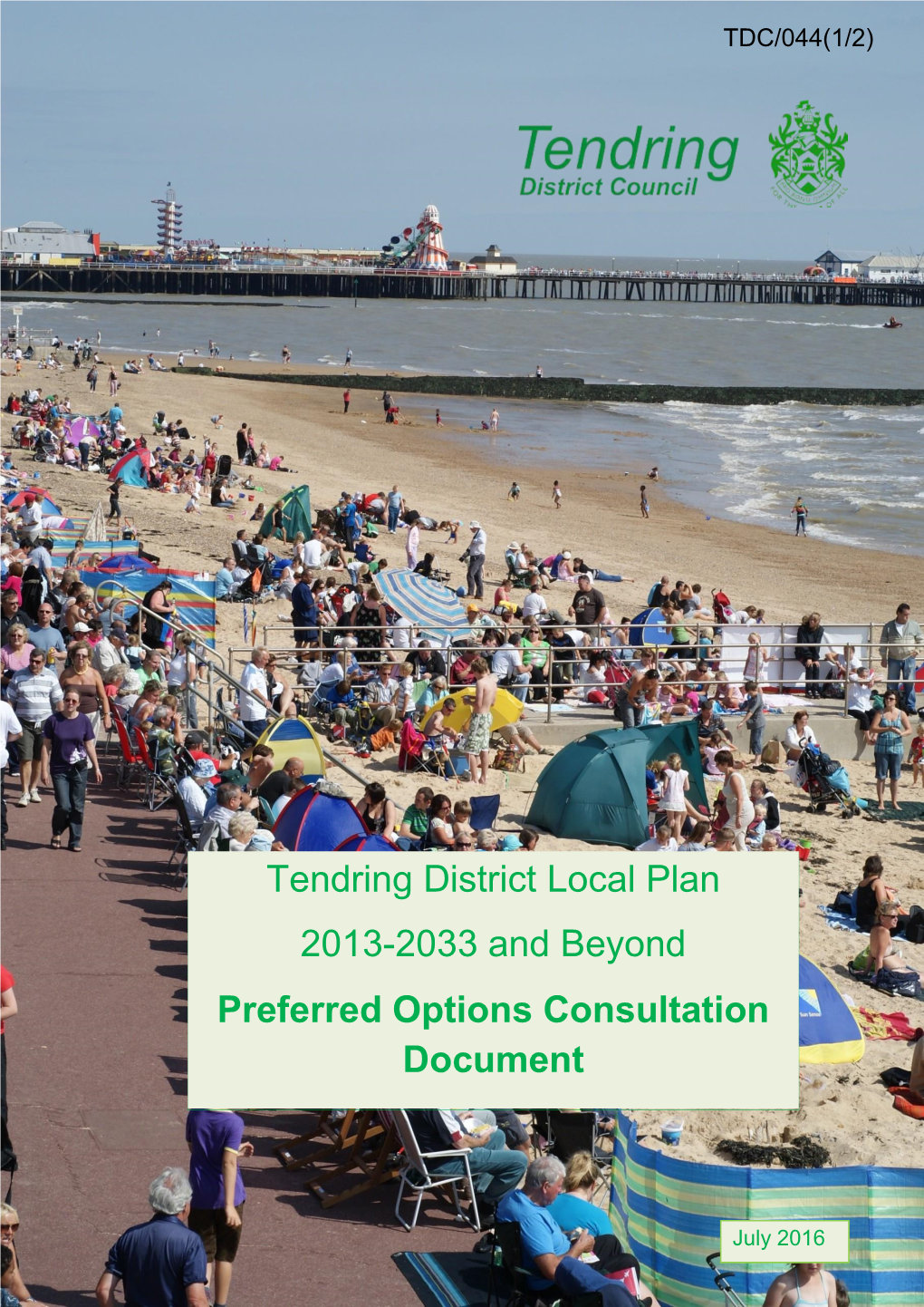 Tendring District Local Plan 2013-2033 and Beyond Preferred Options Consultation Document