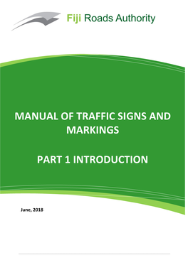 Manual of Traffic Signs and Markings Part 1