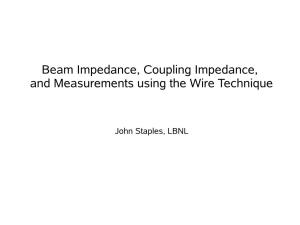 Beam, Coupling Impedance