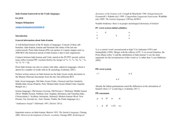 Indo-Iranian Loanwords in the Uralic Languages 8.4.2018 Sampsa