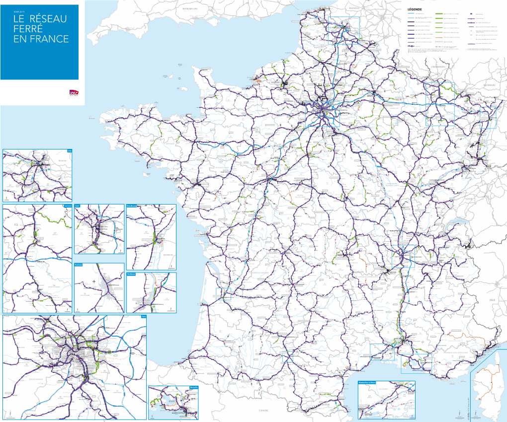 Le Réseau Ferré En France