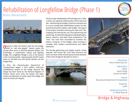 Rehabilitation of Longfellow Bridge