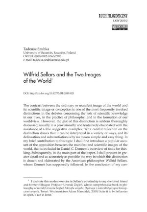 Wilfrid Sellars and the Two Images of the World*