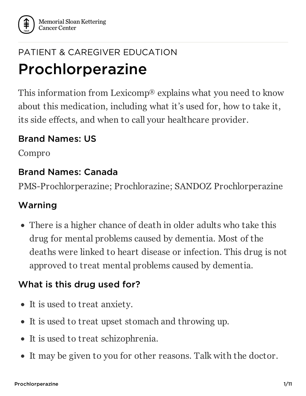 Prochlorperazine