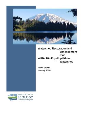 Watershed Restoration and Enhancement Plan WRIA 10 - Puyallup-White Watershed