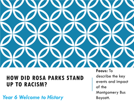 How Did Rosa Parks Stand up to Racism?