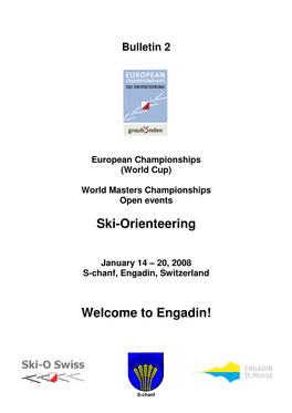 Ski-Orienteering Welcome to Engadin!