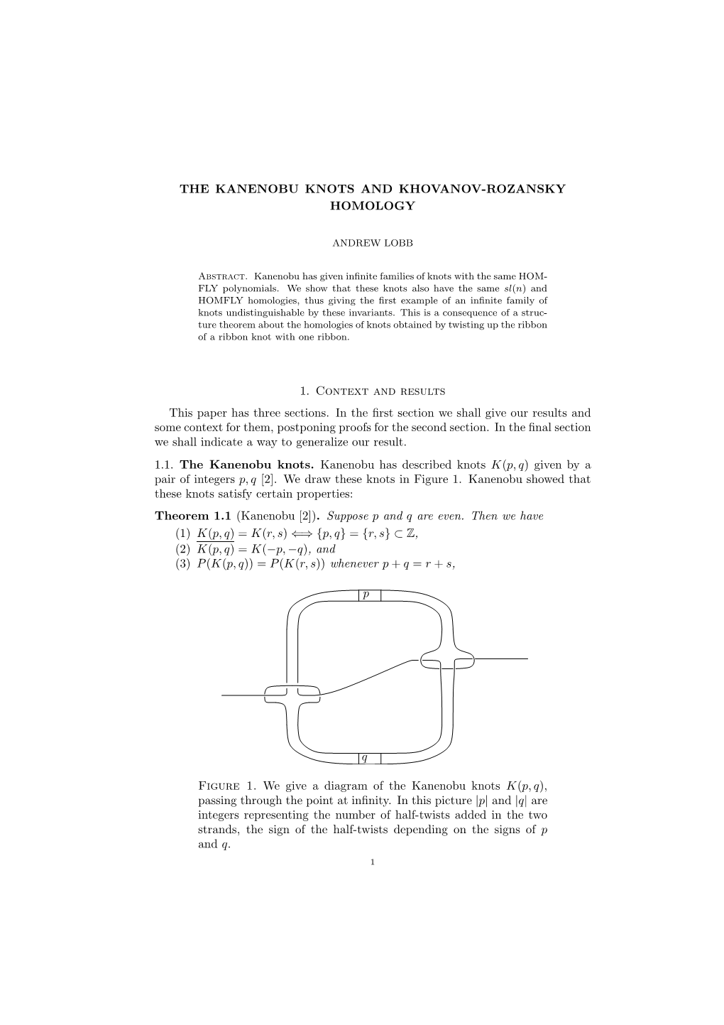 The Kanenobu Knots and Khovanov-Rozansky Homology