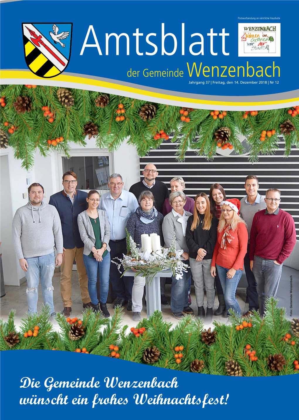 Die Gemeinde Wenzenbach Wünscht Ein Frohes Weihnachtsfest!