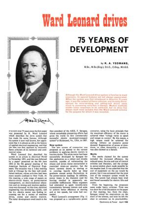 75 Years of Development