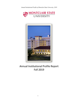 Annual Institutional Profile Report Fall 2019