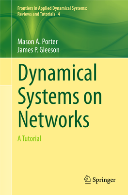 Dynamical Systems on Networks: a Tutorial