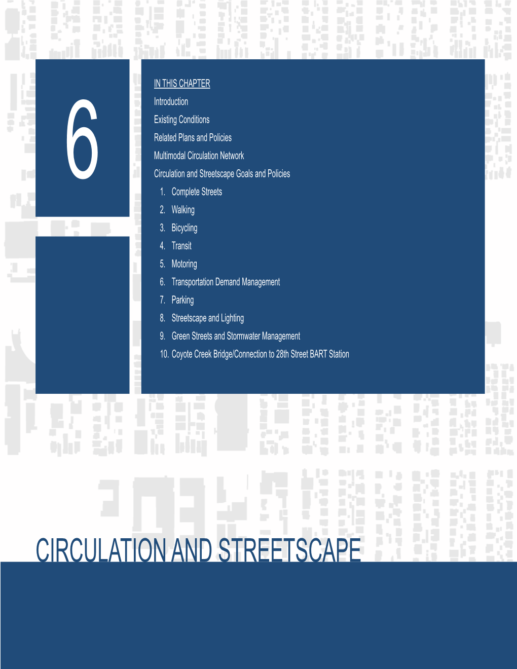 Circulation and Streetscape.Indd